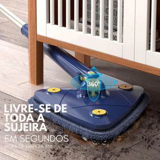 Esfregona 360° + 5 Almofadas GRATIS