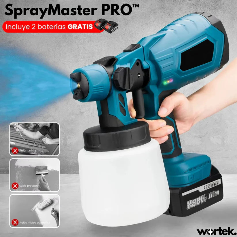 SprayMaster PRO™ - Pistola de pulverização profissional sem fios