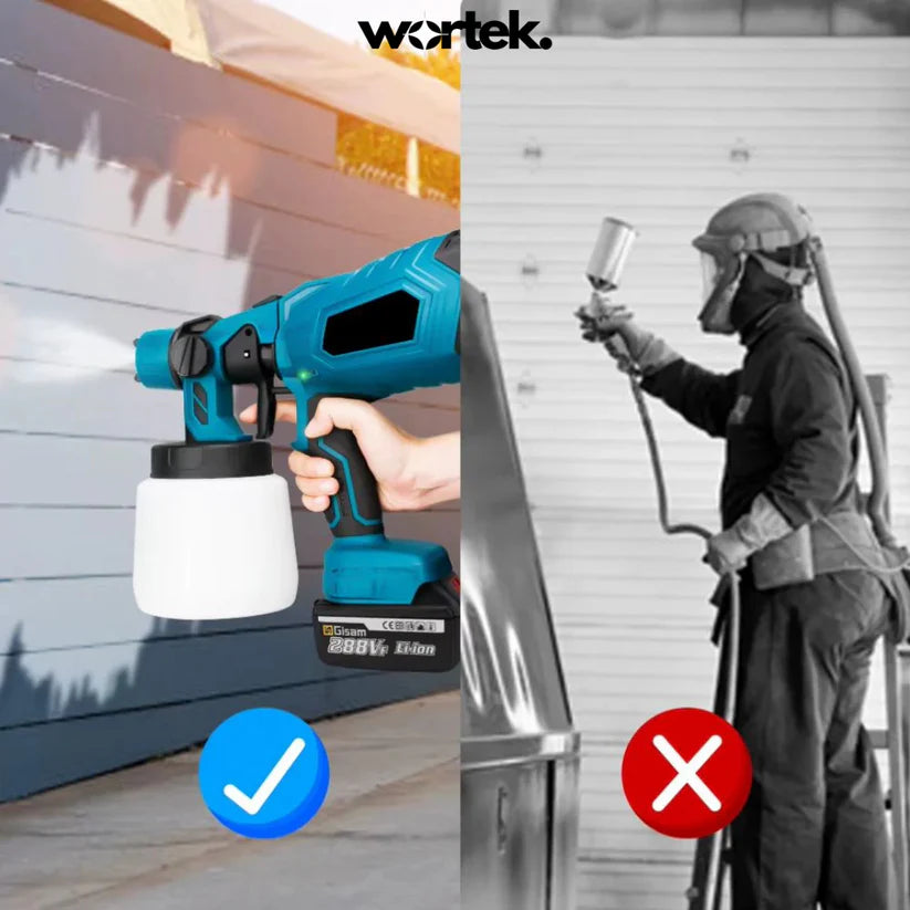 SprayMaster PRO™ - Pistola de pulverização profissional sem fios