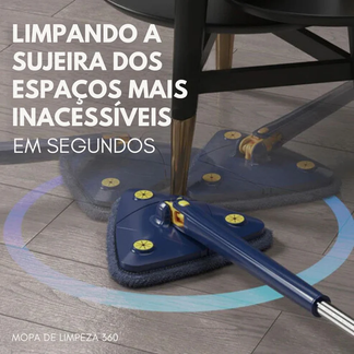 Esfregona 360° + 5 Almofadas GRATIS