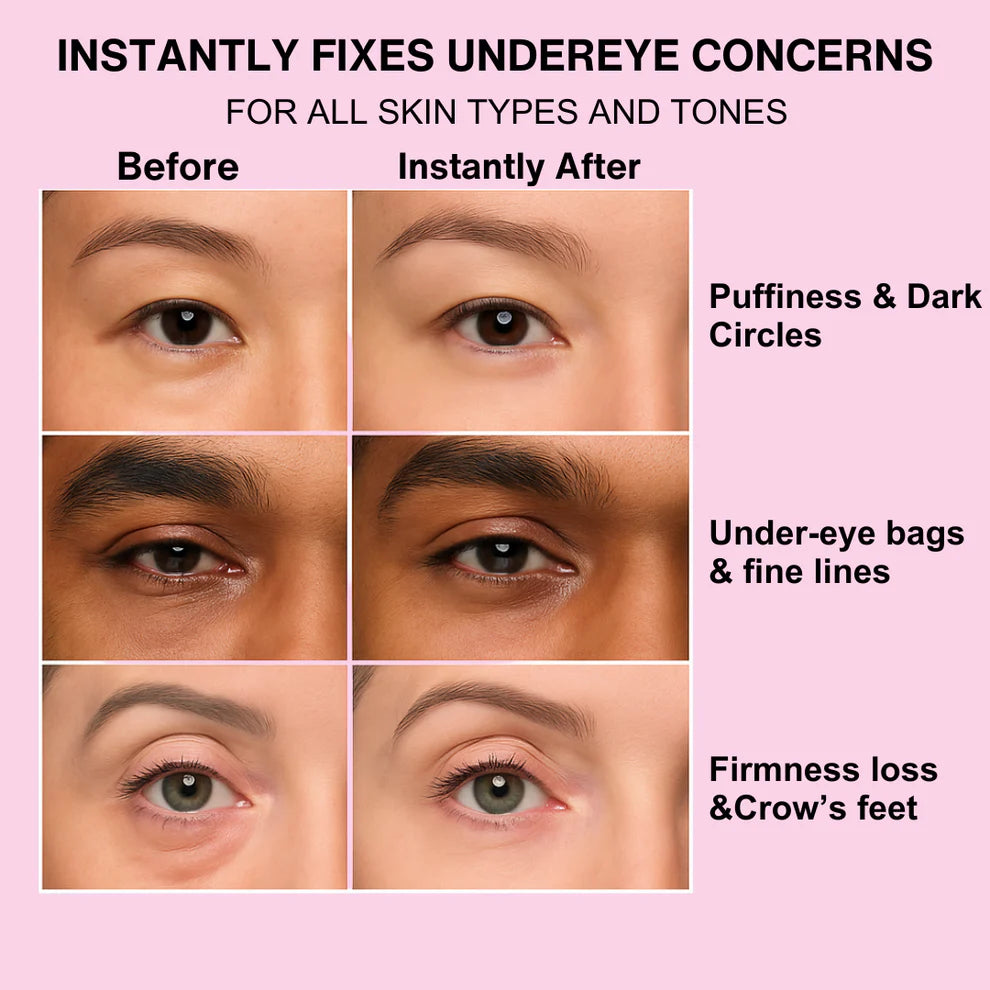 Tensor de ojos instantáneo - Fórmula apta para el maquillaje